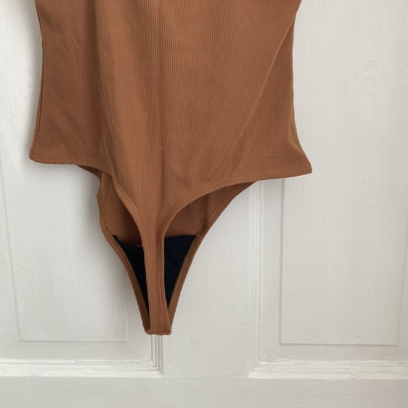 girlfriend collective | Marlow High Neck Bodysuit (Thong) - Picture 12 of 13